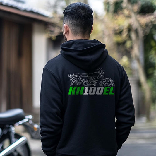 Kawasaki KH100EL Inspired Hoodie - Motorcycle Sweatshirt for Riders