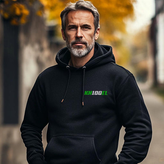 Kawasaki KH100EL Inspired Hoodie - Motorcycle Sweatshirt for Riders