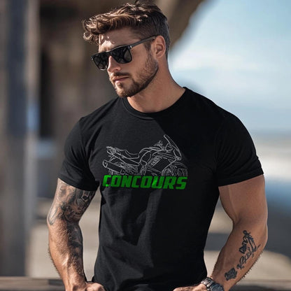 Kawasaki GTR 1400 Concours Inspired T-Shirt - Motorcycle Tee Shirt Riders
