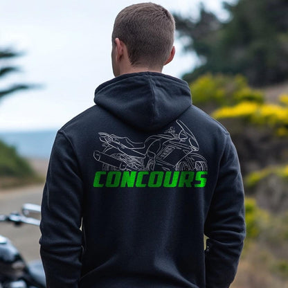 Kawasaki GTR 1400 Concours Inspired Hoodie - Motorcycle Sweatshirt for Riders