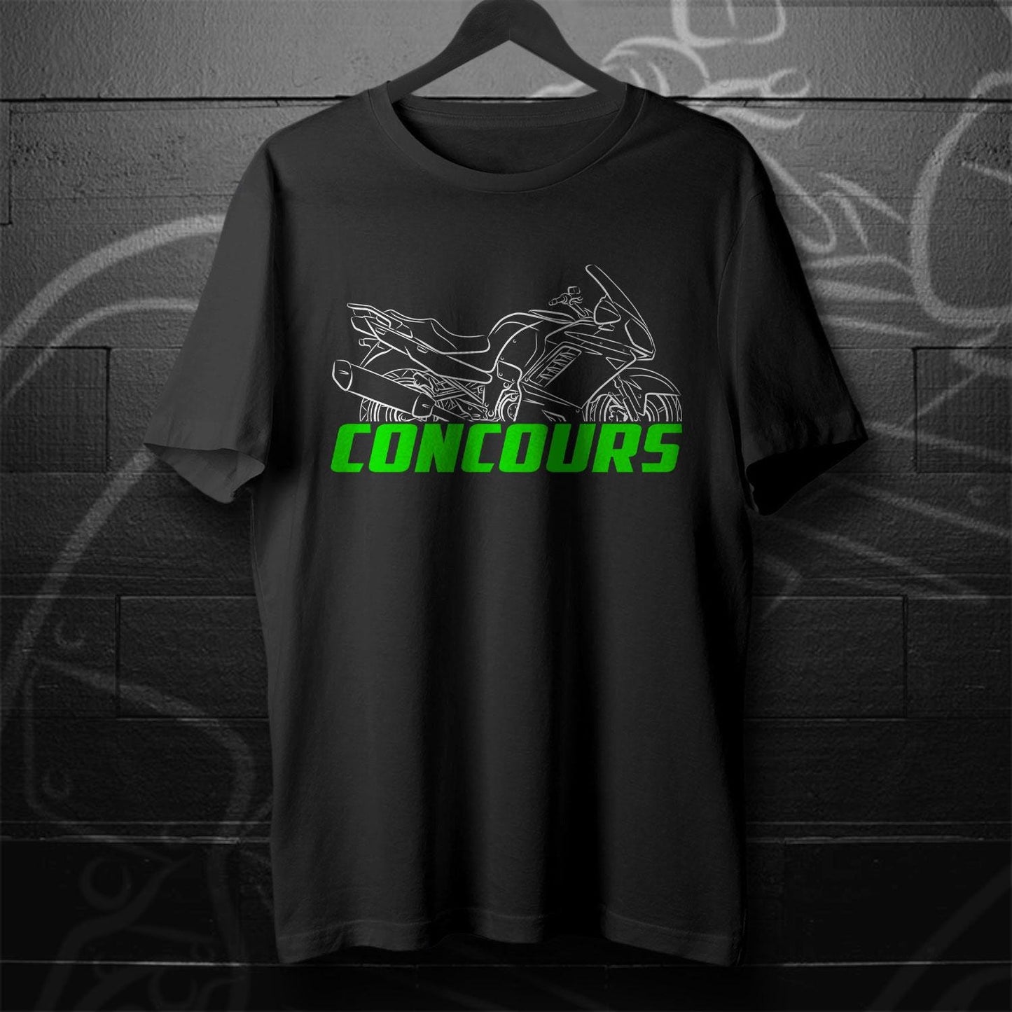 Kawasaki GTR 1400 Concours Inspired T-Shirt - Motorcycle Tee Shirt Riders
