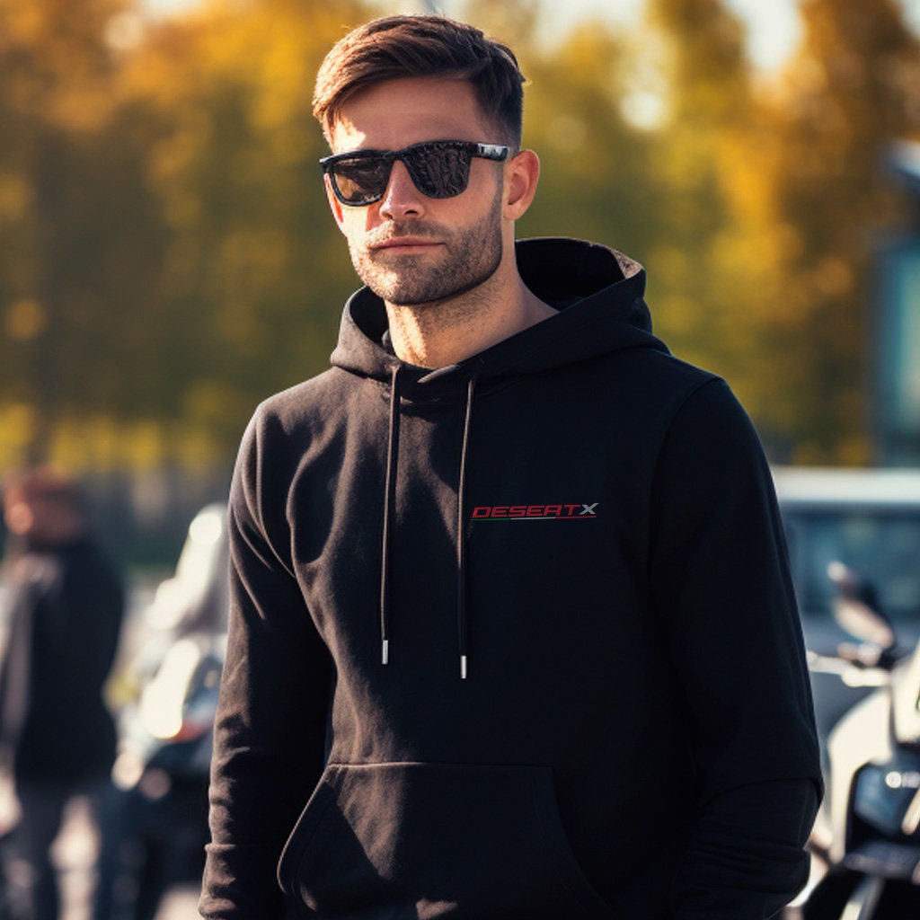 Ducati DesertX Hoodie - Motorcycle Sweatshirt for ADV Riders