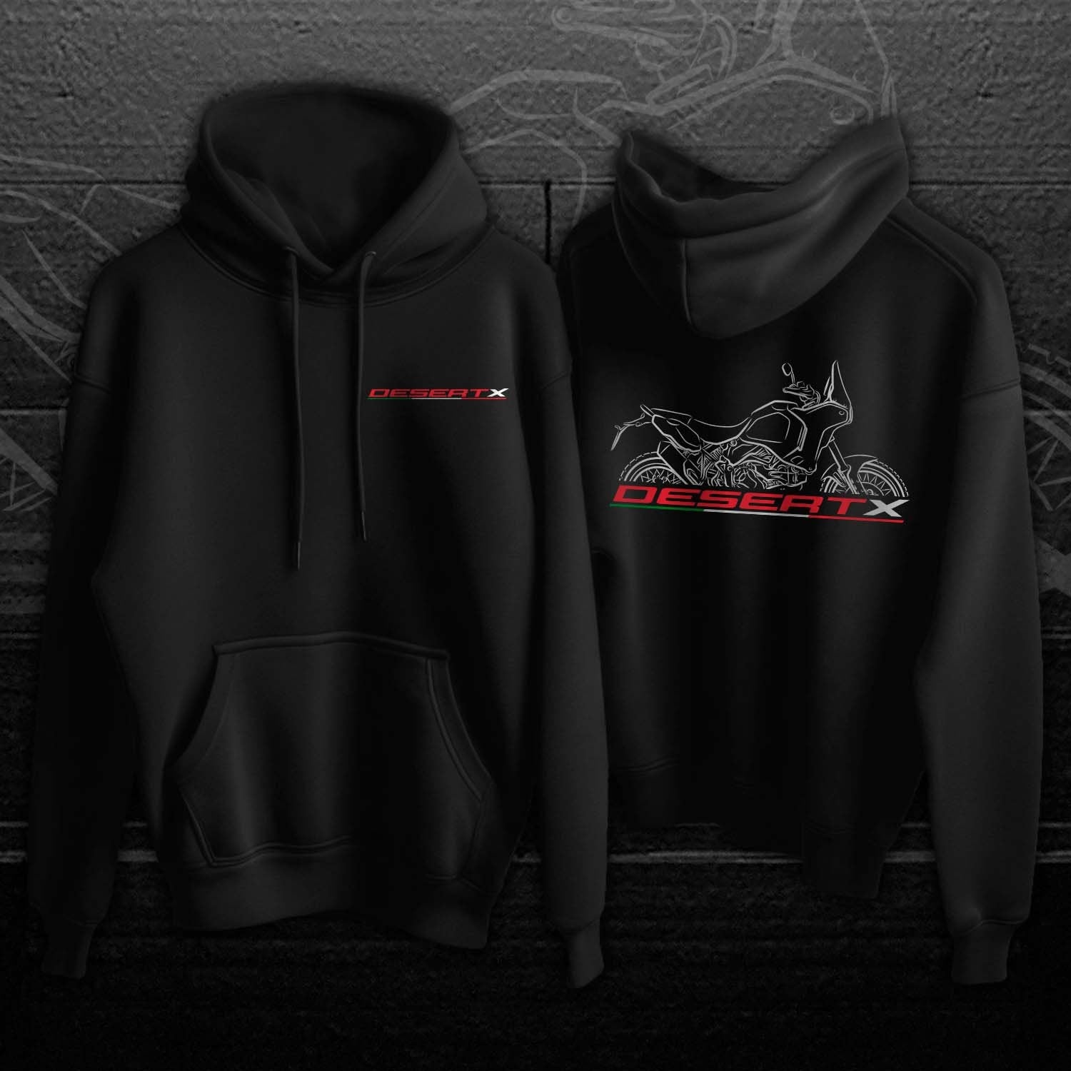 Ducati DesertX Hoodie - Motorcycle Sweatshirt for ADV Riders