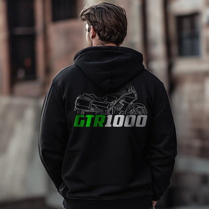Kawasaki GTR 1000 Inspired Hoodie - Motorcycle Sweatshirt for Riders