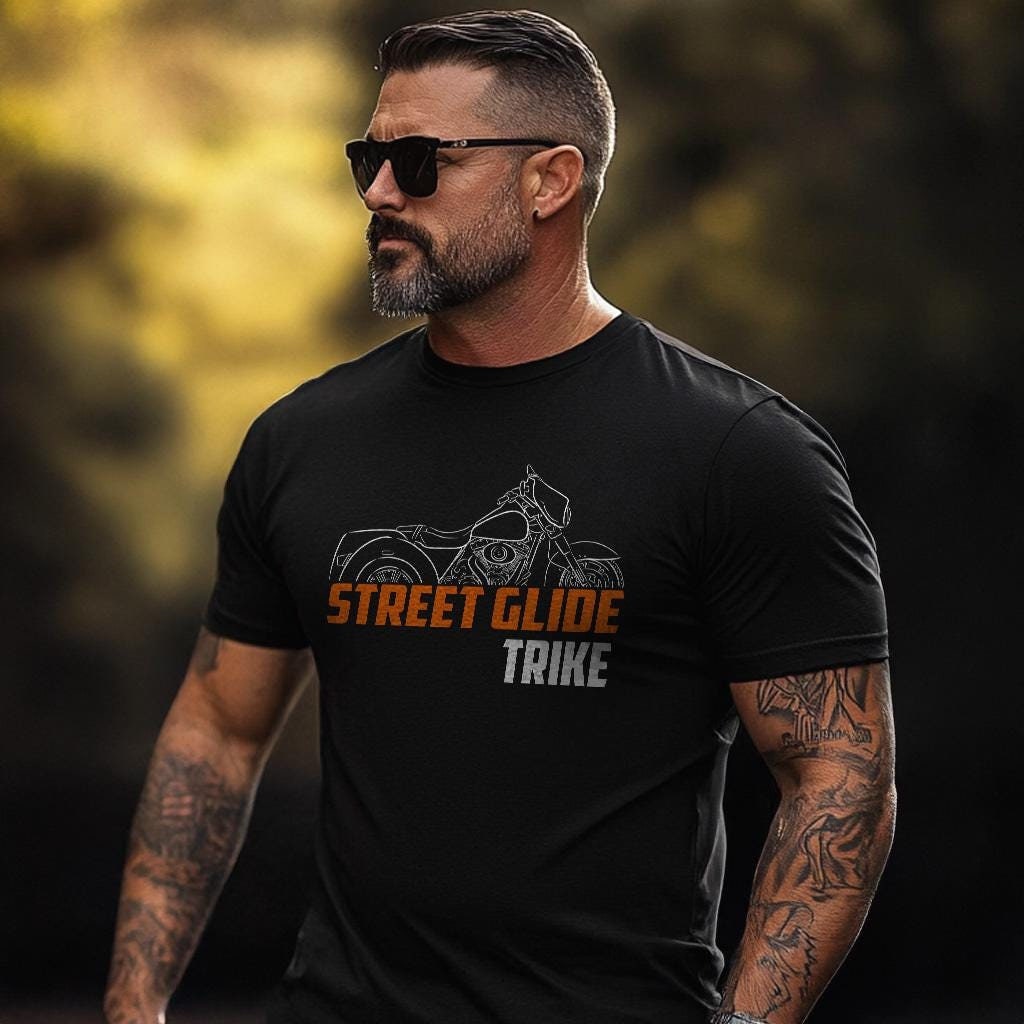 Harley-Davidson Street Glide Trike FLHXXX Inspired T-Shirt - Biker Motorcycle Tee Shirt