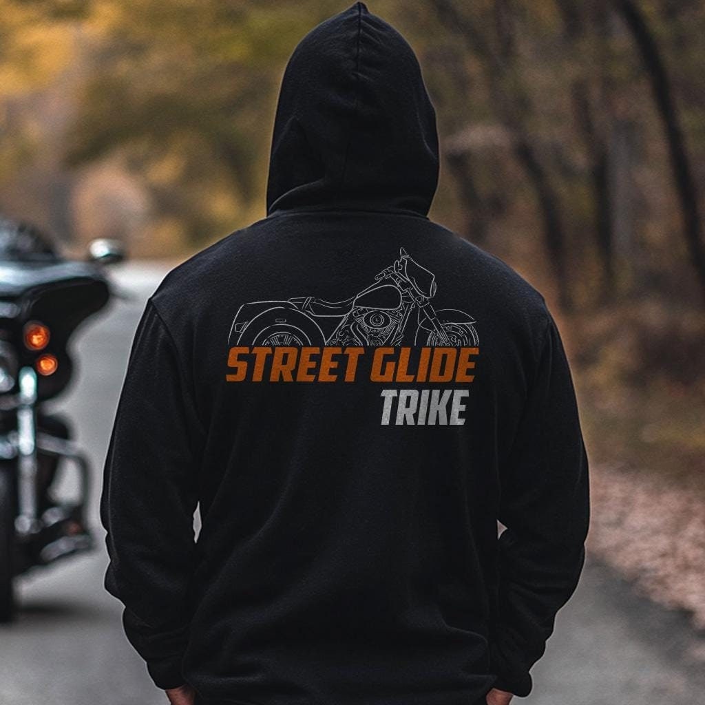 Harley-Davidson Street Glide Trike FLHXXX Inspired Hoodie - Biker Motorcycle Sweatshirt