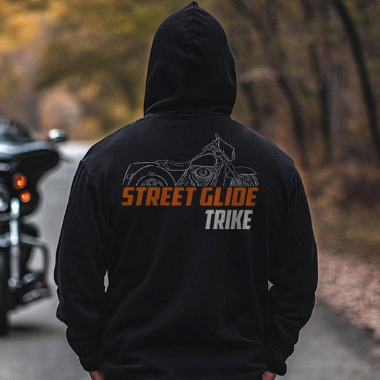 Harley-Davidson Street Glide Trike FLHXXX Inspired Hoodie - Biker Motorcycle Sweatshirt