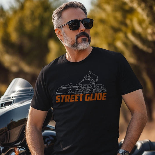 Harley-Davidson Street Glide FLHXST Inspired T-Shirt - Biker Motorcycle Tee Shirt