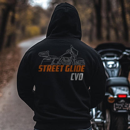 Harley-Davidson CVO Street Glide FLHXSE Inspired Hoodie - Biker Motorcycle Sweatshirt