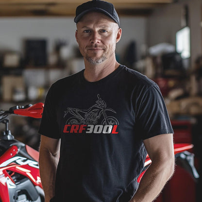Honda CRF300 | L | LS | L Rally & RX Enduro Inspired T-Shirt - Motorcycle Tee Shirt