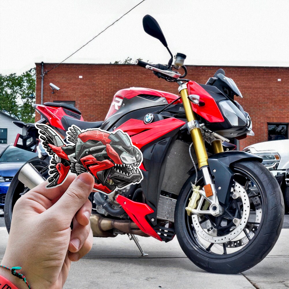 BMW S1000R Stickers - Set of 3 Motorcycle Decals for Motorrad Riders