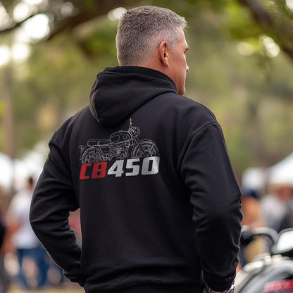 Honda CB450 Inspired Hoodie - Motorcycle Sweatshirt