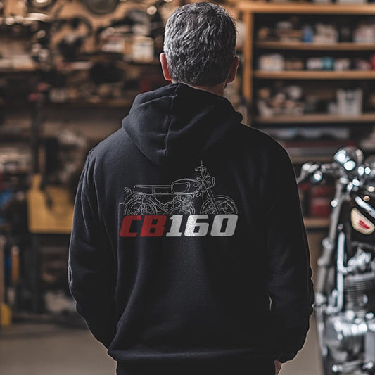 Honda CB160 Inspired Hoodie - Motorcycle Sweatshirt