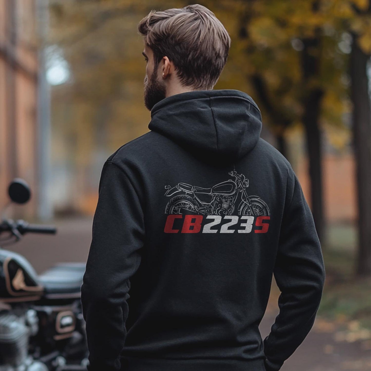 Honda CB223S Inspired Hoodie - Motorcycle Sweatshirt