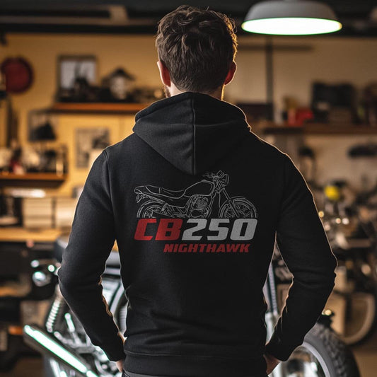 Honda CB250 | F | K | N | R & Nighthawk Inspired Hoodie - Motorcycle Sweatshirt