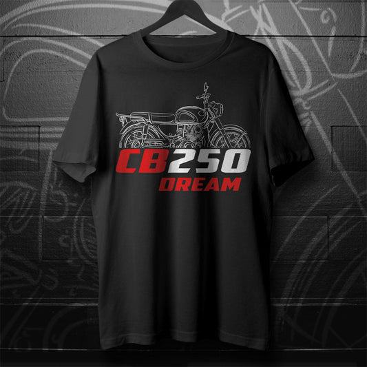 Honda CB250 Dream | G5 | Jade | RS | RSD & T Dream Inspired T-Shirt - Motorcycle Tee Shirt