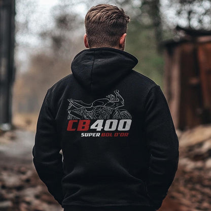 Honda CB400 | A | F  | Super Bol & Super Four Inspired Hoodie - Motorcycle Sweatshirt