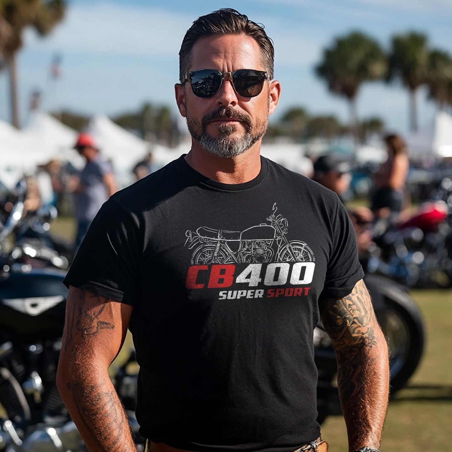 Honda CB400 | F | N | SS & T Inspired T-Shirt - Motorcycle Tee Shirt