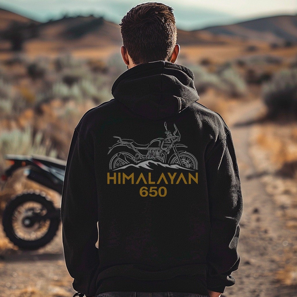 Royal Enfield Himalayan Hoodie - Motorcycle Sweatshirt for ADV Riders