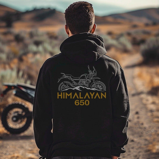 Royal Enfield Himalayan Hoodie - Motorcycle Sweatshirt for ADV Riders