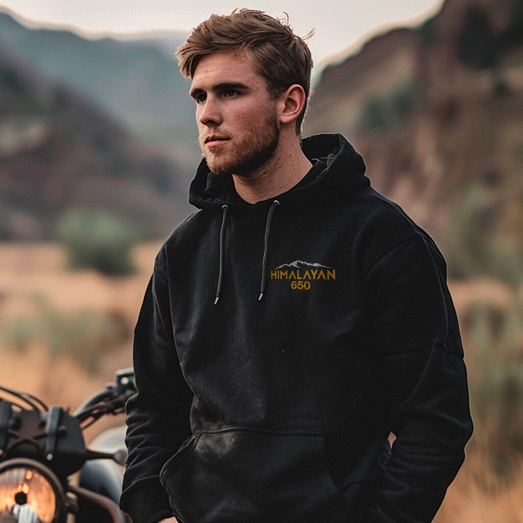 Royal Enfield Himalayan Hoodie - Motorcycle Sweatshirt for ADV Riders