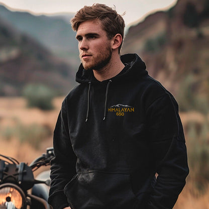 Royal Enfield Himalayan Hoodie - Motorcycle Sweatshirt for ADV Riders