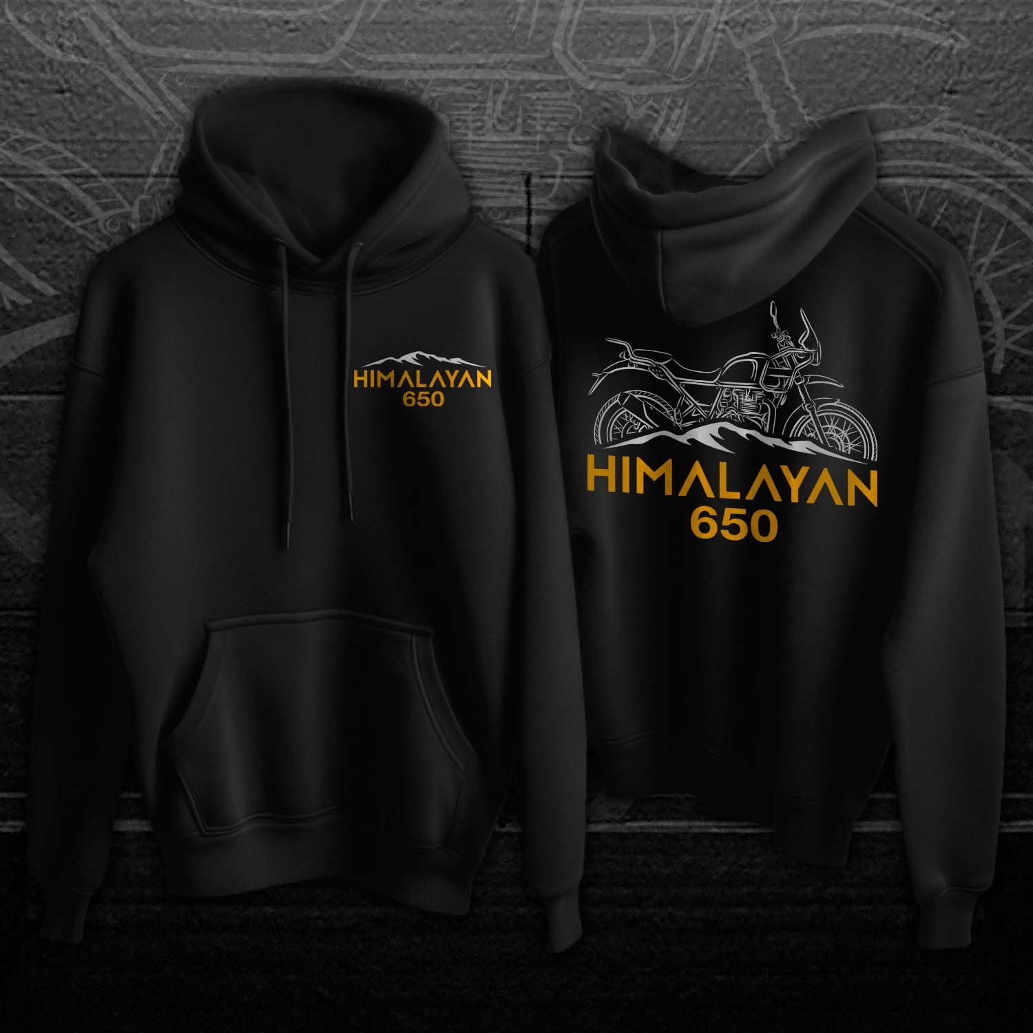 Royal Enfield Himalayan Hoodie - Motorcycle Sweatshirt for ADV Riders