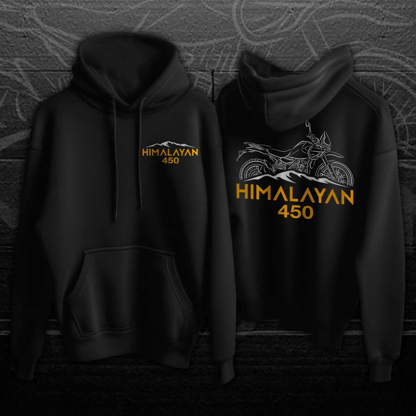 Royal Enfield Himalayan Hoodie - Motorcycle Sweatshirt for ADV Riders
