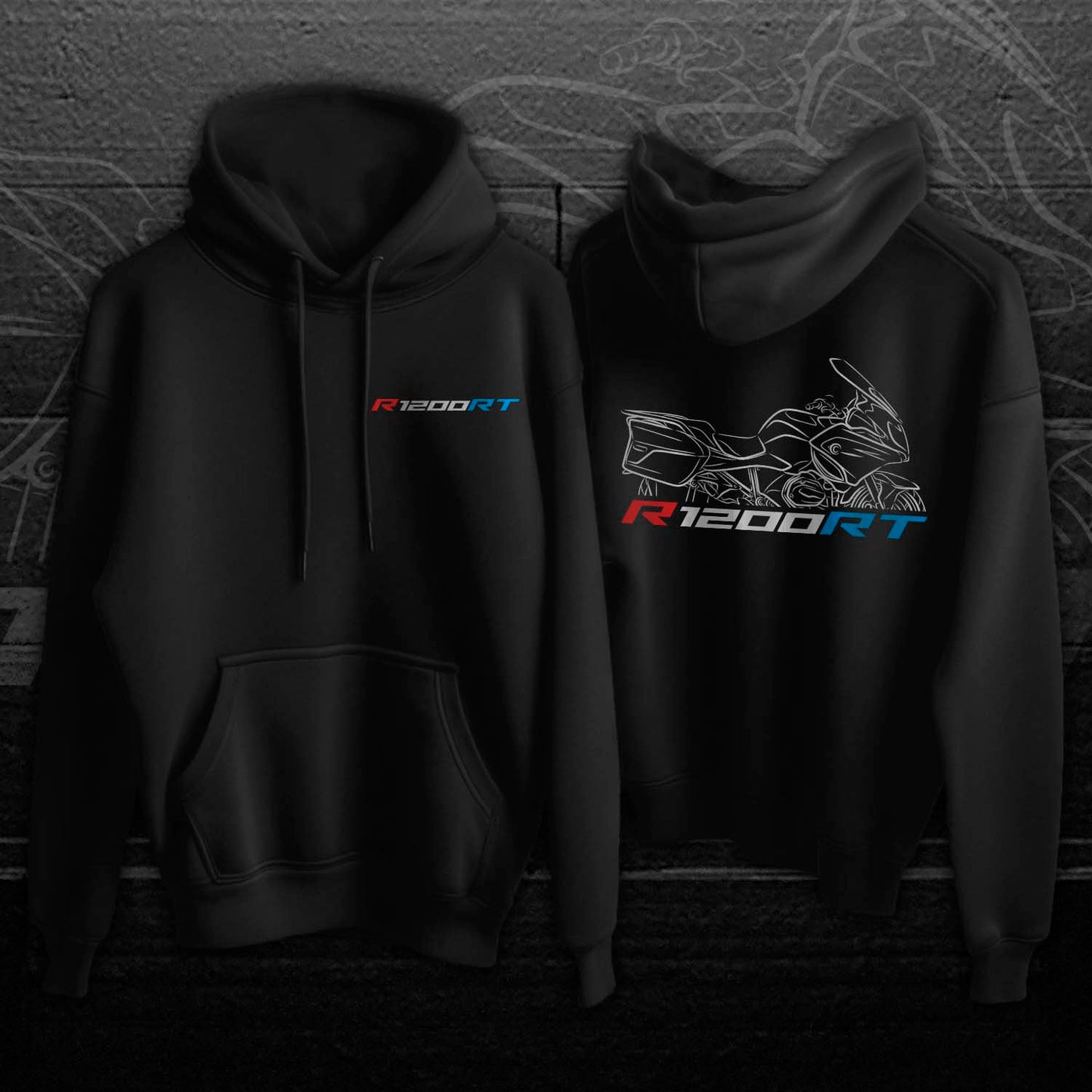 BMW R1200RT Hoodie - Motorcycle Sweatshirt for Motorrad Riders