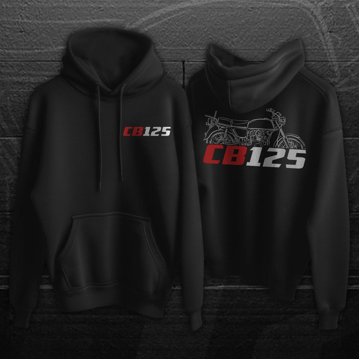 Honda CB125 | B6 | K | SS Inspired Hoodie - Motorcycle Sweatshirt