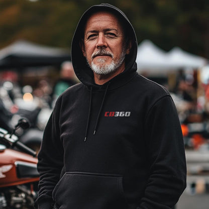 Honda CB360 Inspired Hoodie - Motorcycle Sweatshirt