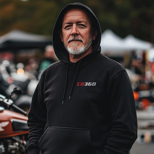 Honda CB360 Inspired Hoodie - Motorcycle Sweatshirt