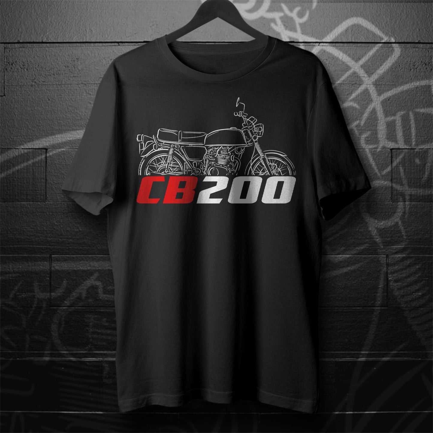 Honda CB200 Inspired T-Shirt - Motorcycle Tee Shirt