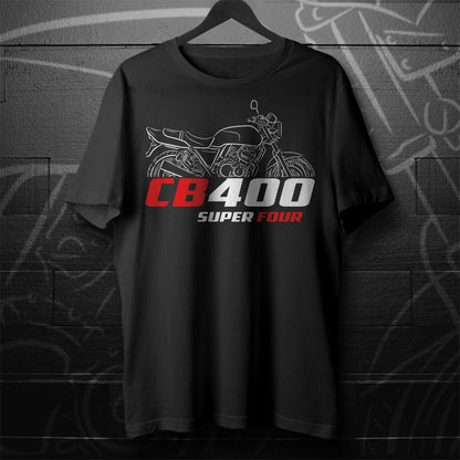 Honda CB400 | A | F | Super Bol & Super Four Inspired T-Shirt - Motorcycle Tee Shirt