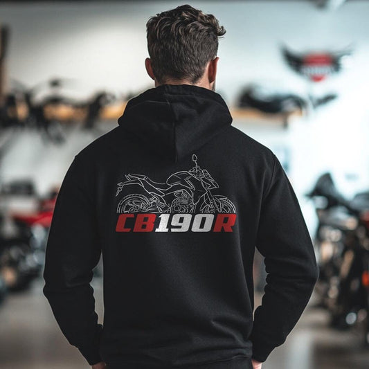 Honda CB190R Inspired Hoodie - Motorcycle Sweatshirt