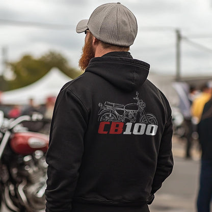 Honda CB100 | N & SS Inspired Hoodie - Motorcycle Sweatshirt