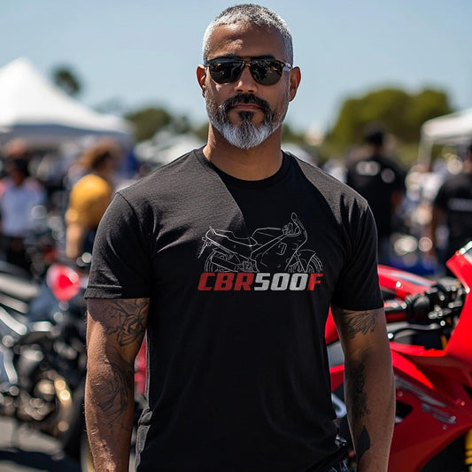 Honda CBR500 F & R Inspired T-Shirt - Motorcycle Tee Shirt
