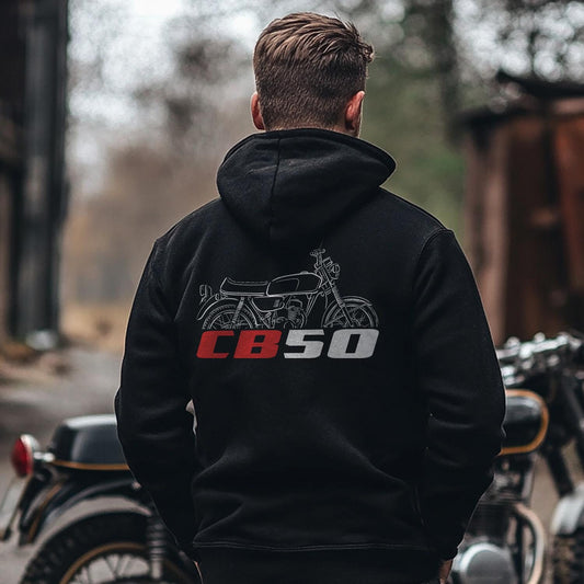 Honda CB50 Inspired Hoodie - Motorcycle Sweatshirt