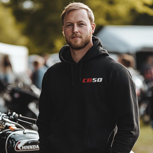Honda CB50 Inspired Hoodie - Motorcycle Sweatshirt