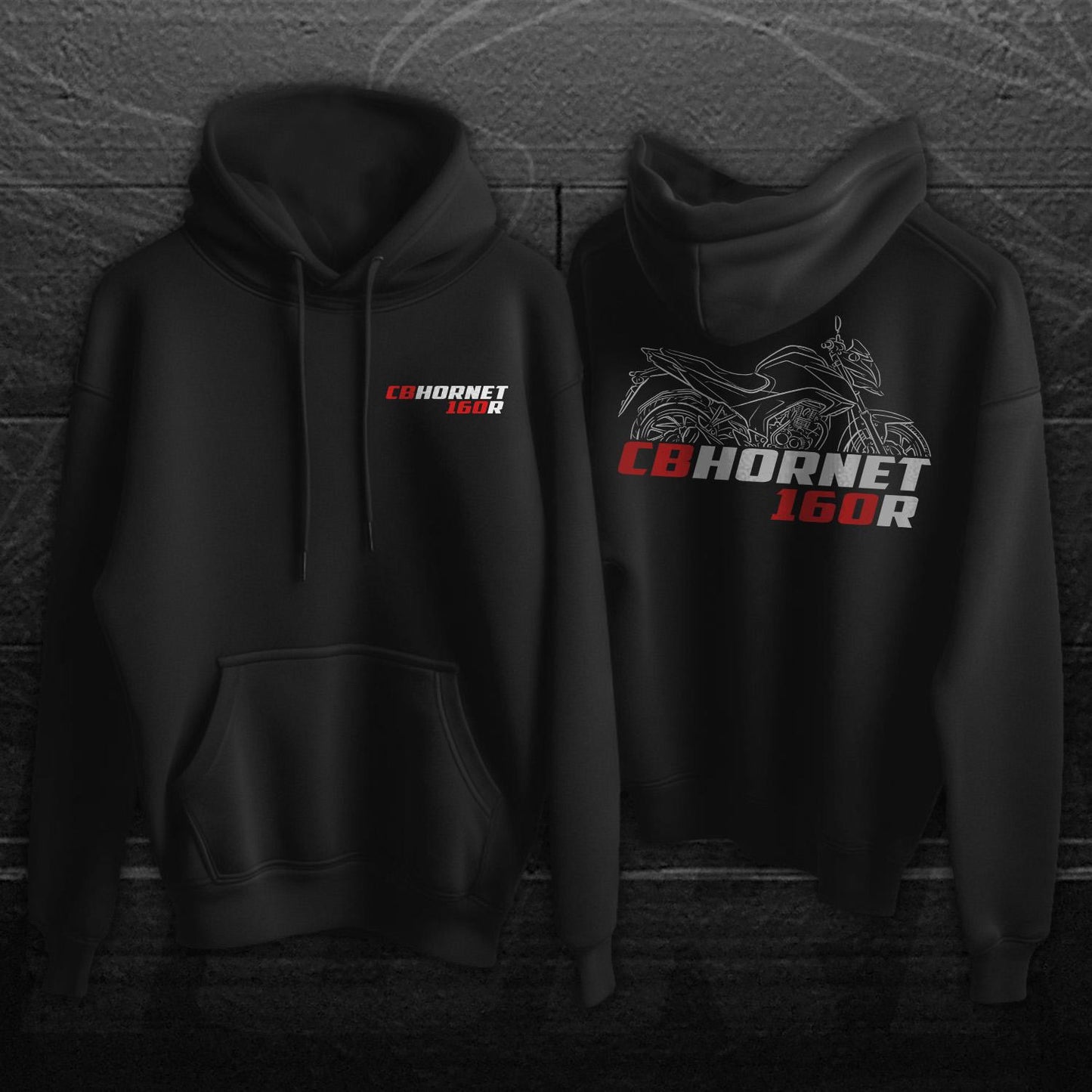 Honda CB Hornet 160R Inspired Hoodie - Motorcycle Sweatshirt