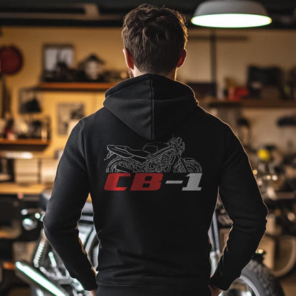 Honda CB-1 Inspired Hoodie - Motorcycle Sweatshirt