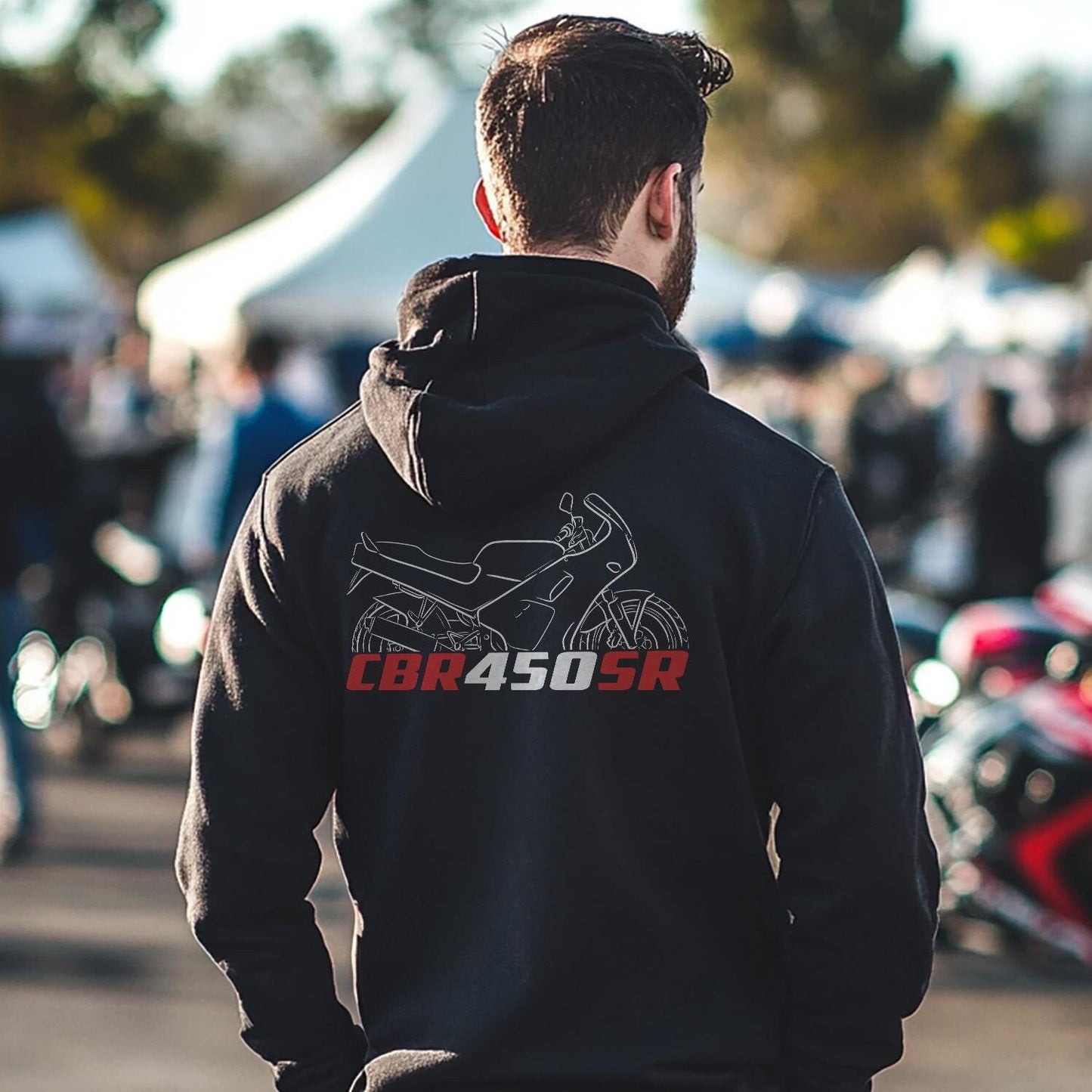Honda CBR450SR Inspired Hoodie - Motorcycle Sweatshirt