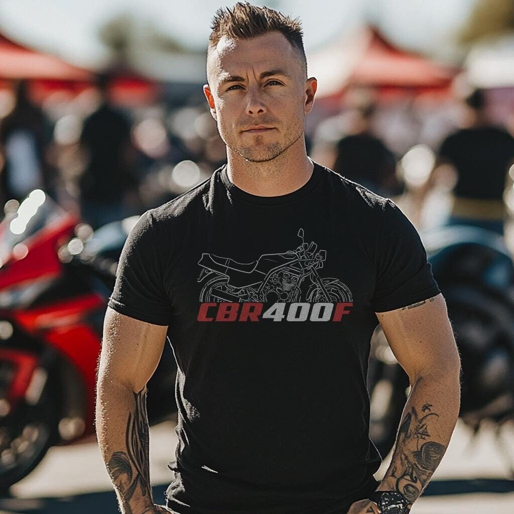 Honda CBR400F Inspired T-Shirt - Motorcycle Tee Shirt