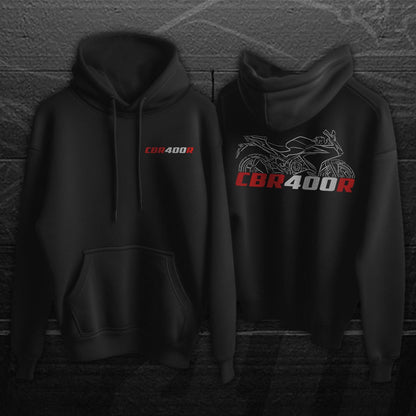 Honda CBR400 R & RR Inspired Hoodie - Motorcycle Sweatshirt