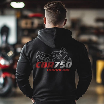 Honda CBR750 Inspired Hoodie - Motorcycle Sweatshirt