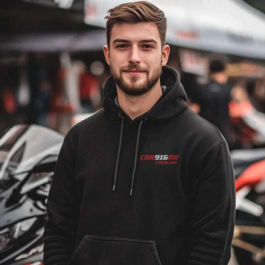 Honda CBR916RR FireBlade Inspired Hoodie - Motorcycle Sweatshirt