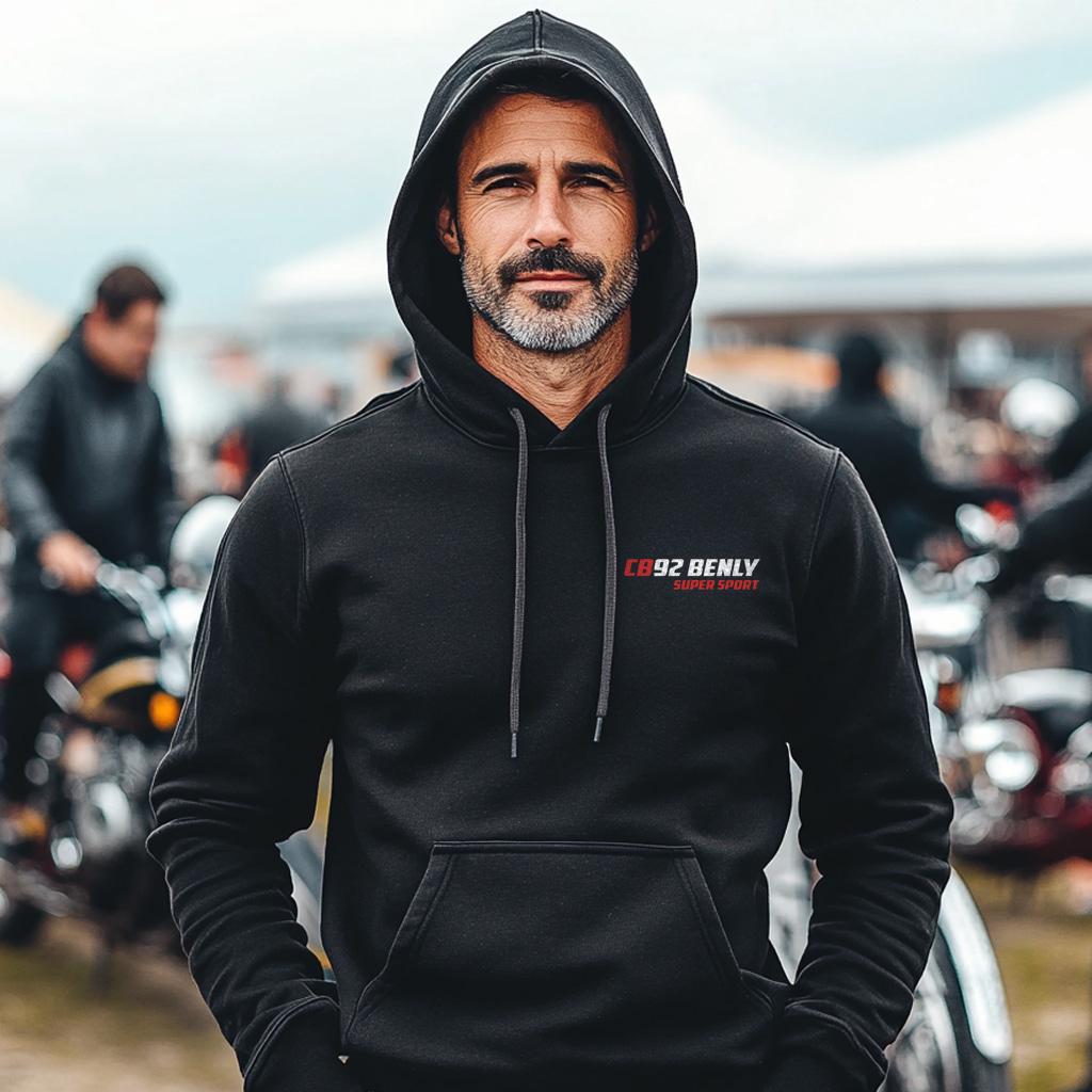 Honda CB92 Benly Super Sport Inspired Hoodie - Motorcycle Sweatshirt