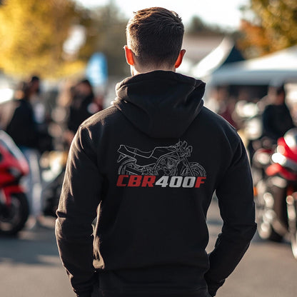 Honda CBR400F Inspired Hoodie - Motorcycle Sweatshirt