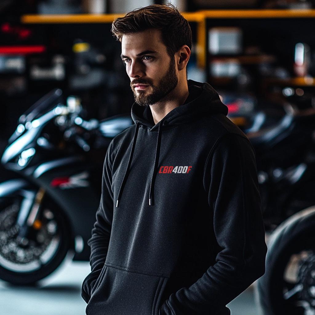 Honda CBR400F Inspired Hoodie - Motorcycle Sweatshirt