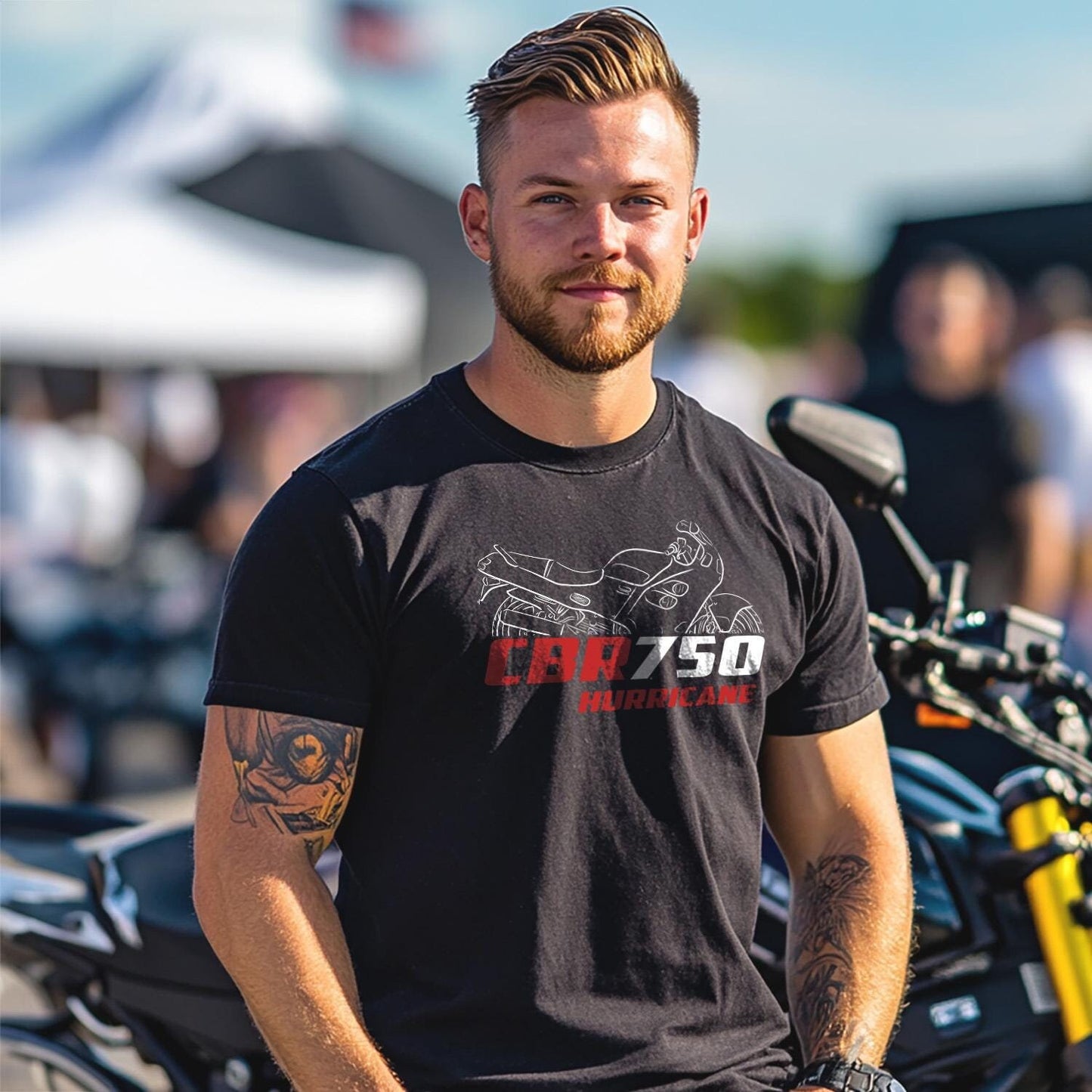Honda CBR750 Inspired T-Shirt - Motorcycle Tee Shirt